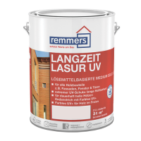 Remmers Langzeit-Lasur UV (Лангцайт-Лазурь УФ), атмосферостойкая лазурь, цвет серебристо-серый, фасовка 0,75 л