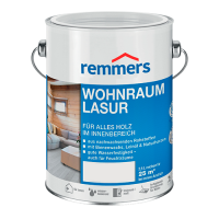 Remmers Wohnraum-Lasur (Вонраум-Лазурь), восковая лазурь, цвет серебристо-серый, ведро 0,75 л